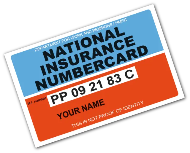 apply for a national insurance number card example