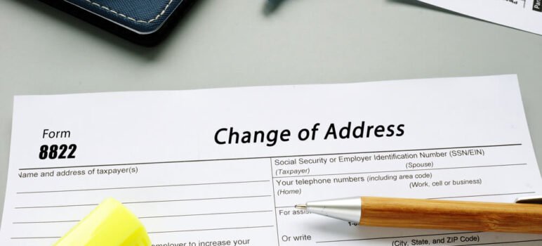 National Insurance Number change of address and name form